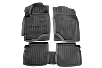Mitsubishi Outlander 2001-2006 Covorase cauciuc Stingray 3D (2003-2006, 5 buc, poliuretan) foto 1