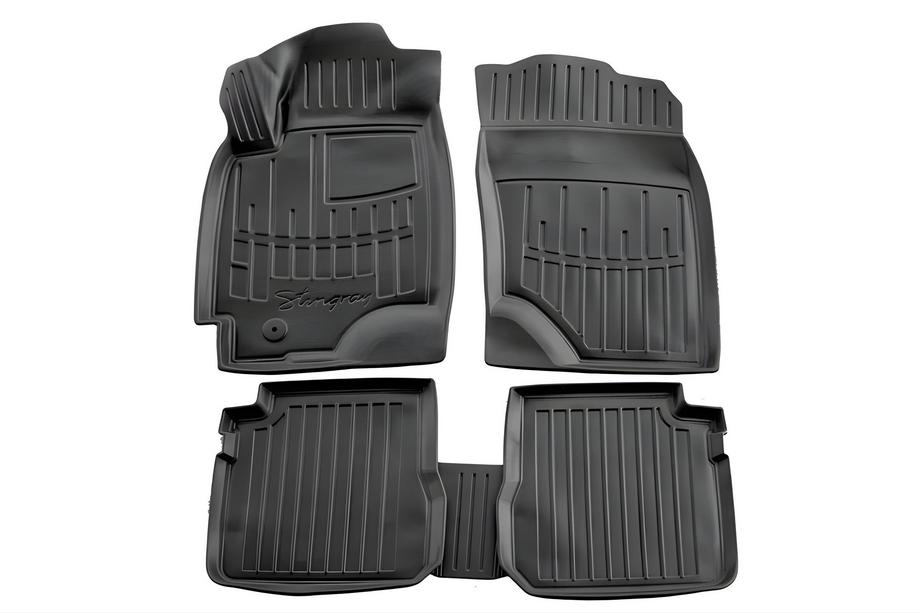 Mitsubishi Outlander 2001-2006 Covorase cauciuc Stingray 3D (2003-2006, 5 buc, poliuretan) Image