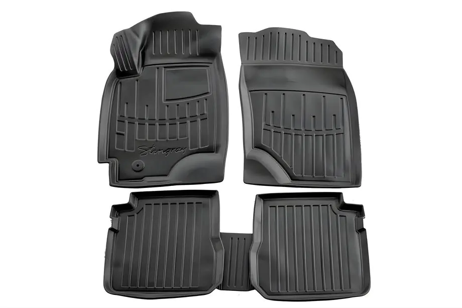 Mitsubishi Outlander 2001-2006 Covorase cauciuc Stingray 3D (2003-2006, 5 buc, poliuretan) Image