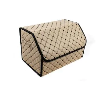 Geanta organizator portbagaj ECO (50x30x30, bej) foto 4
