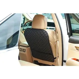 Organizer spatar scaun ECO (1 buc, Negru cu cusatura neagra) foto 1
