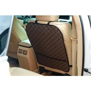 Organizer spatar scaun ECO (1 buc, Maro cu cusatura neagra) foto 2
