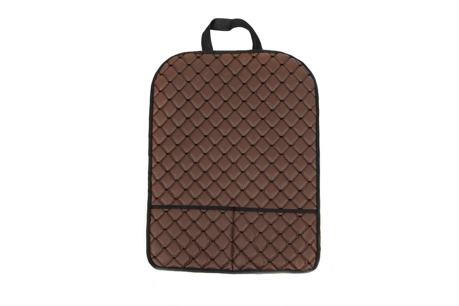 Organizer spatar scaun ECO (1 buc, Maro cu cusatura neagra) Foto 3