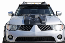 Mitsubishi L200 2006-2015 Ornament capota V2 (ABS) foto 2