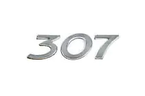 Peugeot 307 2001-2008 Inscription 307 (105mm x 30mm) foto 1
