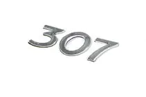 Peugeot 307 2001-2008 Inscription 307 (105mm x 30mm) foto 2