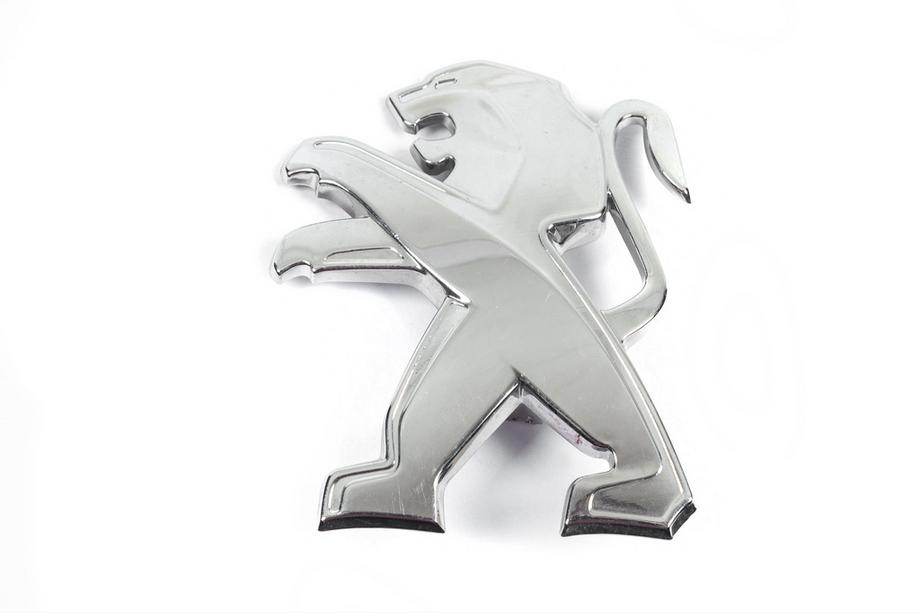 Peugeot 206 1998-2024 Emblema spate 9673873277 (80mm x 70mm) Image