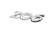 Peugeot 206 1998-2024 Inscription 206 (90mm x 25mm) foto 2