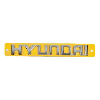 Inscription Hyundai (130 mm x 20 mm) Hyundai Accent 2006-2010 foto 1