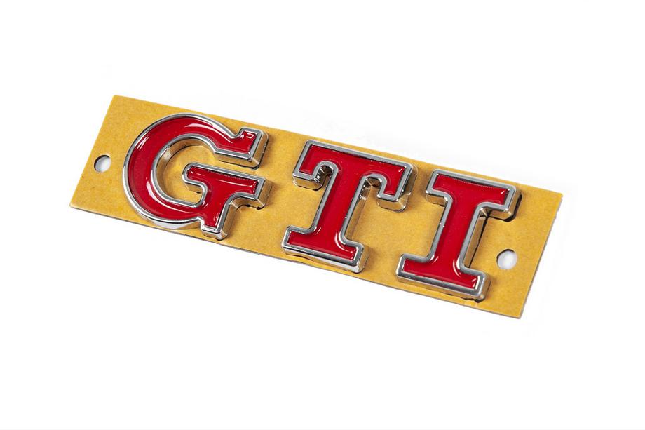 Inscription GTI (90mm x 25mm) Foto 2