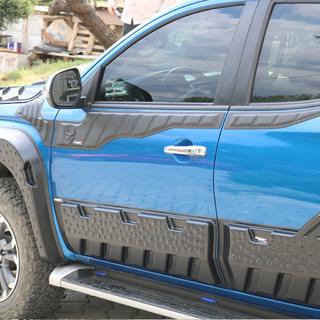 Molduri Superioare Usi 2019+ (6 buc, ABS) Mitsubishi L200 2015-2024 foto 4