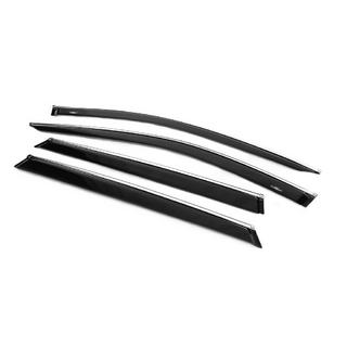 Deflectoare geamuri cu ornament cromat SW (4 buc, HIC) foto 2