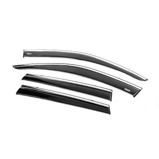 Deflectoare geamuri cu ornament cromat (4 buc, Niken) foto 4