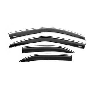 Deflectoare geamuri cu ornament cromat (4 buc, Niken) Toyota Yaris/Yaris Cross (XP210) 2020- foto 2