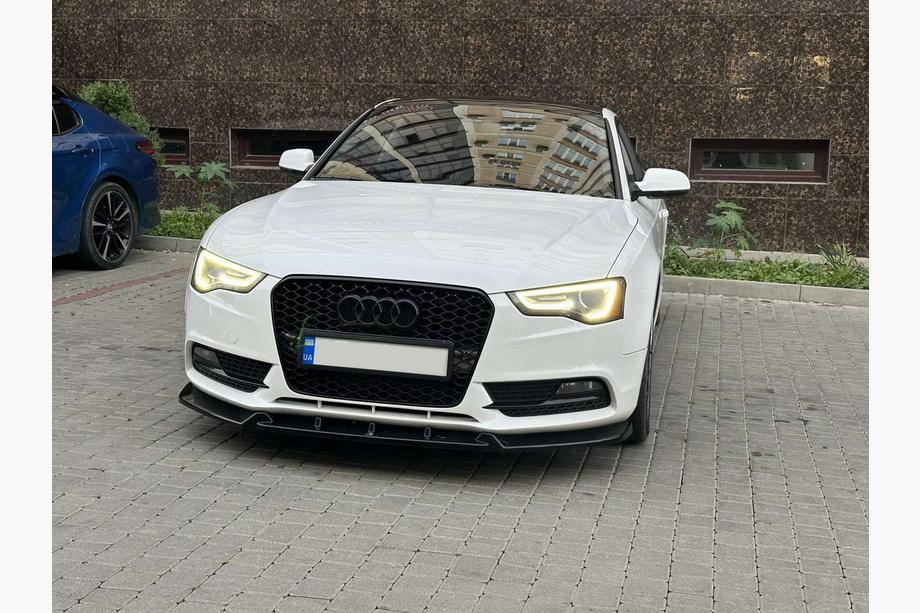 Audi A5 2007-2015 Prelungire lip fata Lip (pentru Base, 2011-2015, pentru vopsire) Image