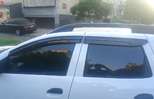 Renault Duster 2018-2024 Deflectoare Geamuri (4 buc, EuroCap) foto 1