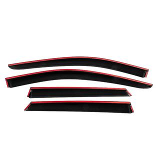 Deflectoare geamuri cu ornament cromat (4 buc, Niken) foto 4