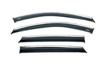 MG HS 2018- Deflectoare geamuri cu ornament cromat (4 buc, Niken) foto 2