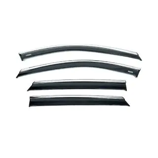 Deflectoare geamuri cu ornament cromat (4 buc, Niken) foto 2