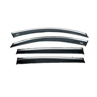 Deflectoare geamuri cu ornament cromat (4 buc, Niken) Chery Tiggo 7 2020- foto 4