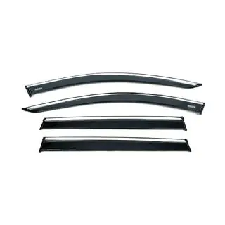 Deflectoare geamuri cu ornament cromat (4 buc, Niken) foto 3
