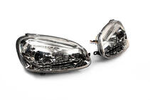 Volkswagen Golf 5 2003-2009 Faruri fata cu lumini LED Silver (2 buc) foto 3