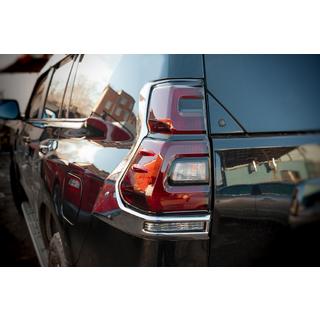 Capace Cromate Stopuri V2 (2 buc, 2018+) Toyota Land Cruiser Prado 150 2009-2023 foto 1