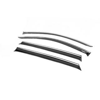 Deflectoare geamuri cu ornament cromat (4 buc, Niken) Kia Sorento IV MQ4 2020- foto 2