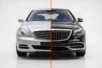 Mercedes S-class W221 2005-2013 Kit restyling catre X222 Maybach S600 foto 1
