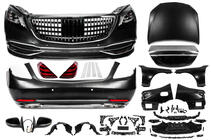 Mercedes S-class W221 2005-2013 Kit restyling catre X222 Maybach S600 foto 2