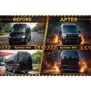 Kit restyling catre W907 foto 1