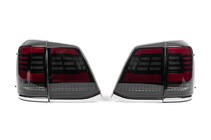 Toyota Land Cruiser 200 2007-2021 Stopuri Spate 2008-2015 (Sequential Red) foto 5