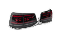 Toyota Land Cruiser 200 2007-2021 Stopuri Spate 2016-2021 (Sequential Red Plus) foto 4