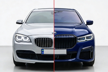 BMW 7 Series F01/F02 2008-2015 Kit restyling catre G12 M760 (cu inlocuirea capacului portbagajului si aripilor spate) foto 1