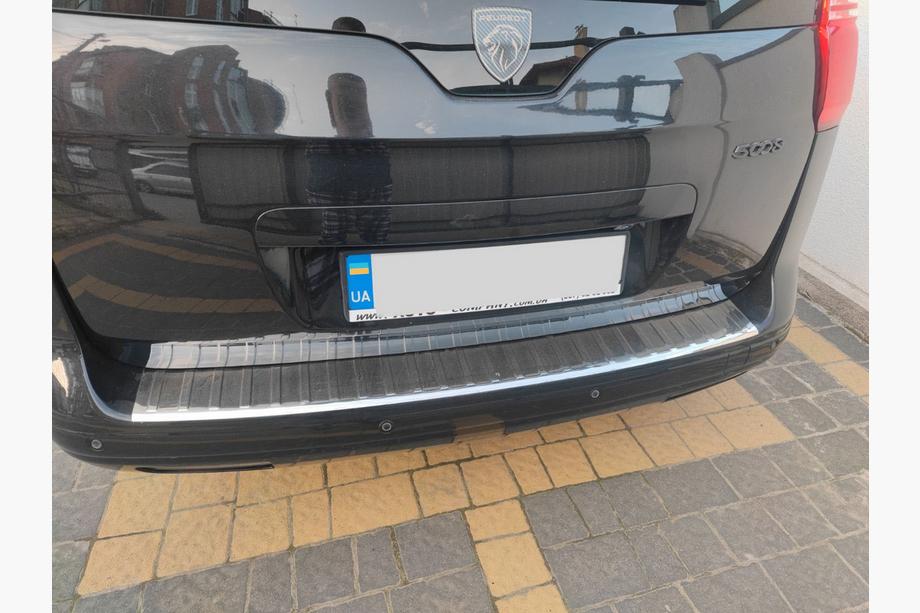 Peugeot 5008 2009-2016 Protectie bara spate Carmos otel inoxidabil Foto 1