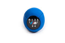 BMW 5 Series E34 1988-1995 Maner schimbator viteze OEM (piele ecologica, albastru neted) foto 6