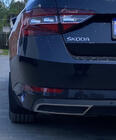 Skoda Superb 2015-2024 Ornamente capat bara spate Carmos (3 buc, inox) foto 2