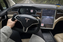 Tesla Model X 2015- Volan sport (Alcantara, carbon, incalzit) foto 1