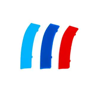 Capace ornament pentru grila cu 11 lamele (set 3 buc) BMW 3 Series F30/F31 2012-2019 foto 4