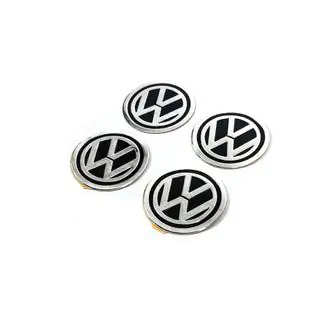 Stickere pentru capace centrale janta 60mm vw-60-n-bl (4buc) foto 1