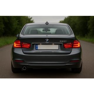 Ornament inox deasupra placutei de inmatriculare BMW 3 Series F30/F31 2012-2019 foto 1