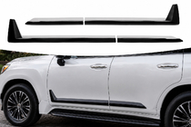 Lexus LX 500d/600 2022- Molduri negre usi F-Sport alb+negru (4 buc, ABS) foto 1