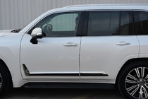 Lexus LX 500d/600 2022- Molduri negre usi F-Sport alb+negru (4 buc, ABS) foto 3