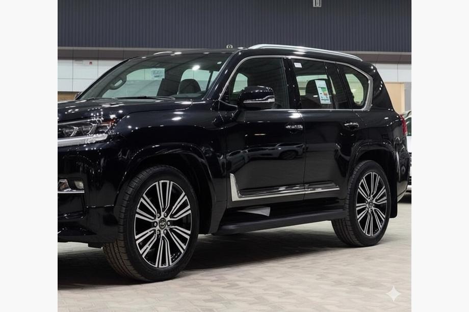 Lexus LX 500d/600 2022- Molduri negre usi F-Sport alb+negru (4 buc, ABS) Foto 4
