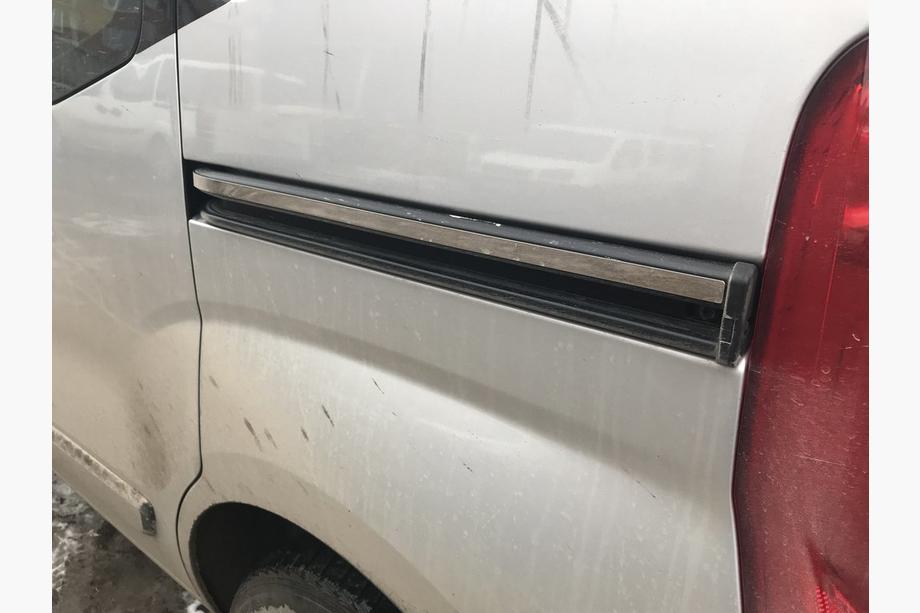 Peugeot Bipper 2008-2017 Molduri prag usa din otel inoxidabil (2 buc) OmsaLine - Otel Inoxidabil Italian Foto 4