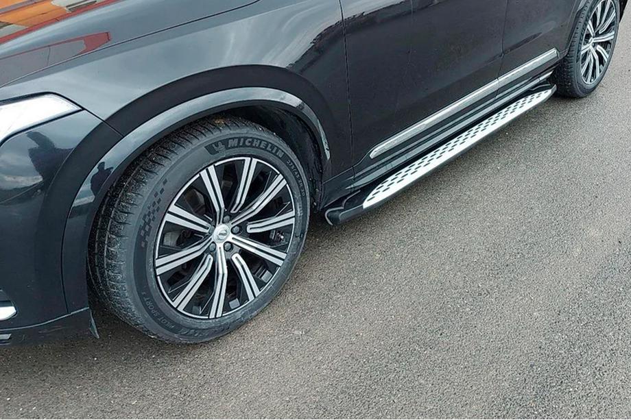 Volvo XC90 2015- Praguri Laterale Shining (2 buc, Aluminiu) Foto 12