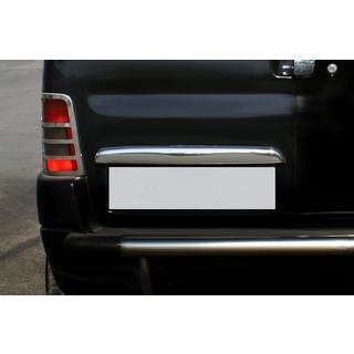 Ornament cromat deasupra numarului (2 usi, inox) Peugeot Partner 1996-2008 foto 1