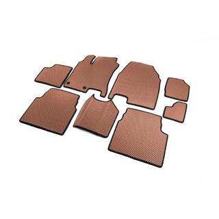 Covorase EVA pentru +2 (3 randuri, Maro) Nissan Qashqai 2007-2010 foto 2