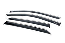 Hyundai Ioniq 5 2021- Deflectoare geamuri cu ornament cromat (4 buc, Niken) foto 2