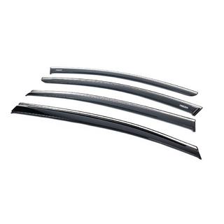 Deflectoare geamuri cu ornament cromat (4 buc, Niken) Dacia Logan III 2020- foto 2